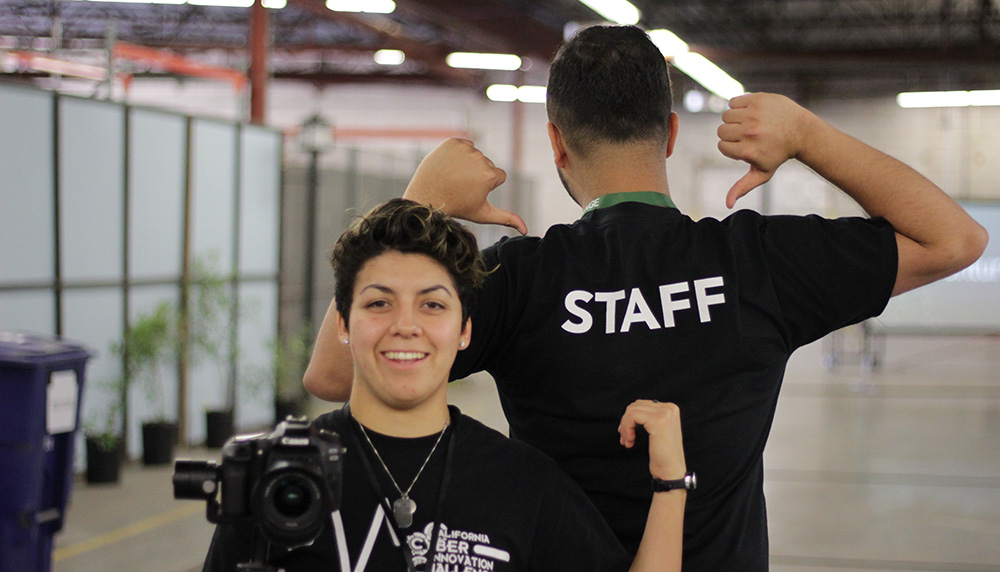 CCI Staff working an event