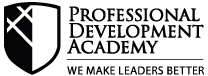 professional development academy, we make leaders better logo
