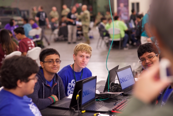 A CCIC team posing for a photo