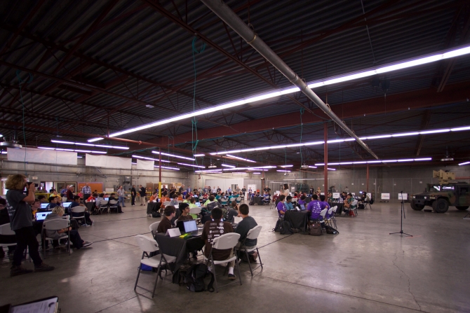 CCIC 2017 working at the CCI campus