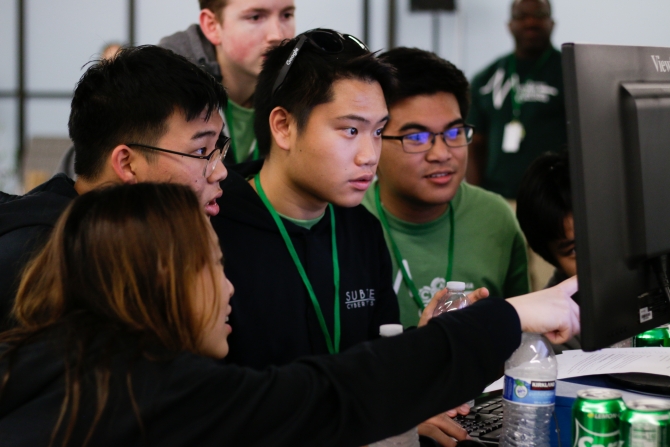 CCIC 2019 participants at work