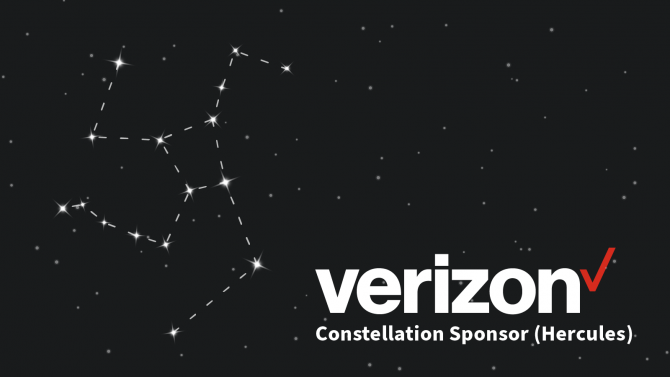 hercules star constellation and verizon logo